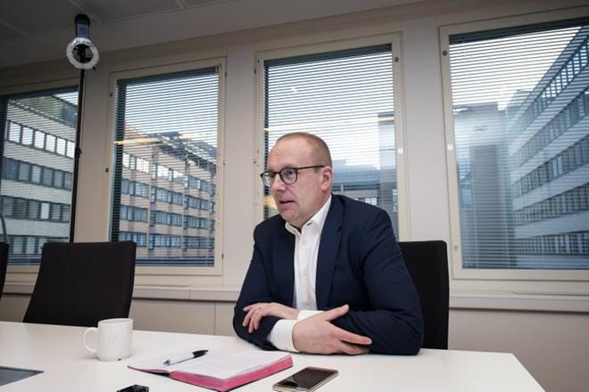 SAK:n puheenjohtaja Jarkko Eloranta varoittaa työnantajien hajota ja hallitse -taktiikan seurauksista. KUVA: Kimmo Penttinen/arkisto
