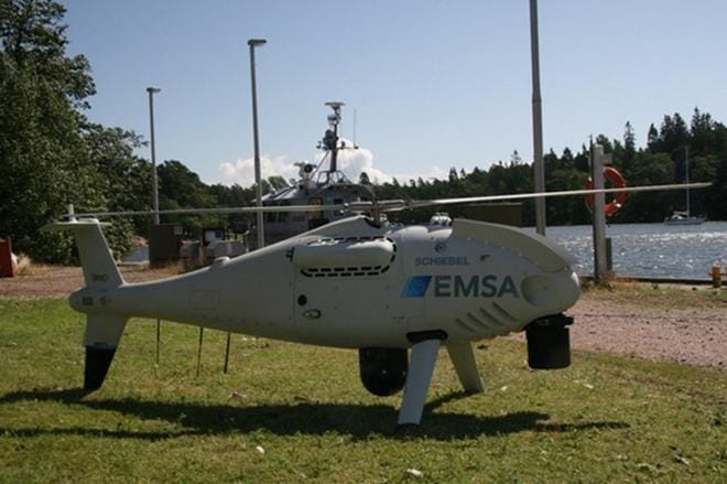 RPAS-ilma-alusjärjestelmä on käytössä Vallgrundin merivartioasemalla 9.–30.11. välisenä aikana. KUVA: LÄNSI-SUOMEN MERIVARTIOSTO