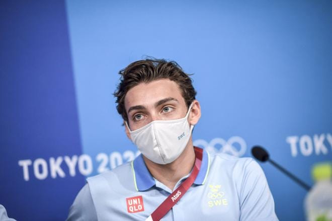 Ruotsia edustava Armand Duplantis on suurin suosikki seiväshypyn olympiavoittajaksi. Kuva: Pontus Lundahl / Lehtikuva
