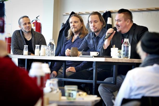 Uutta Elonkerjuuta kuullaan pääsiäisenä. Yhtye kertoi suunnitelmistaan keskiviikkona Seinäjoella. KUVA: KARI LÖFHJELM