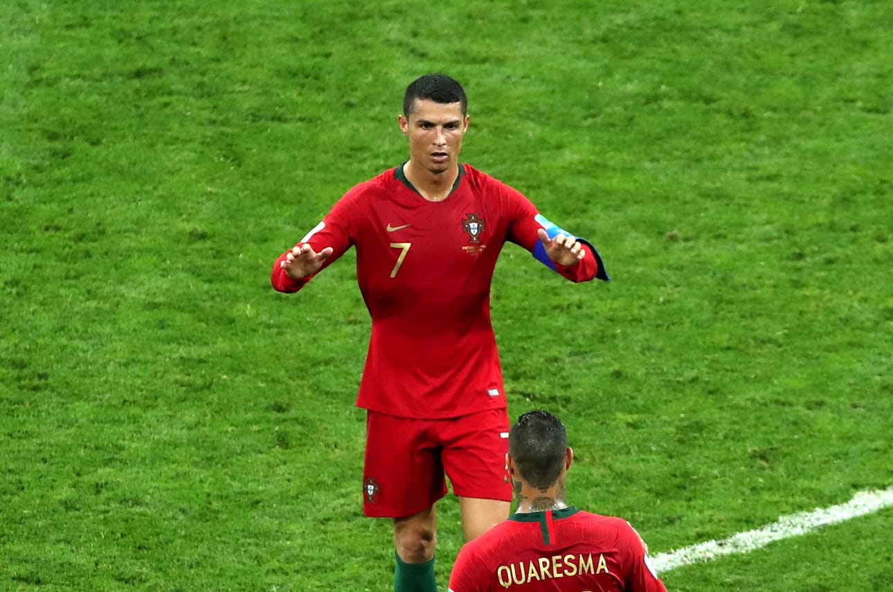 Ronaldo iski hattutempun Espanjaa vastaan.