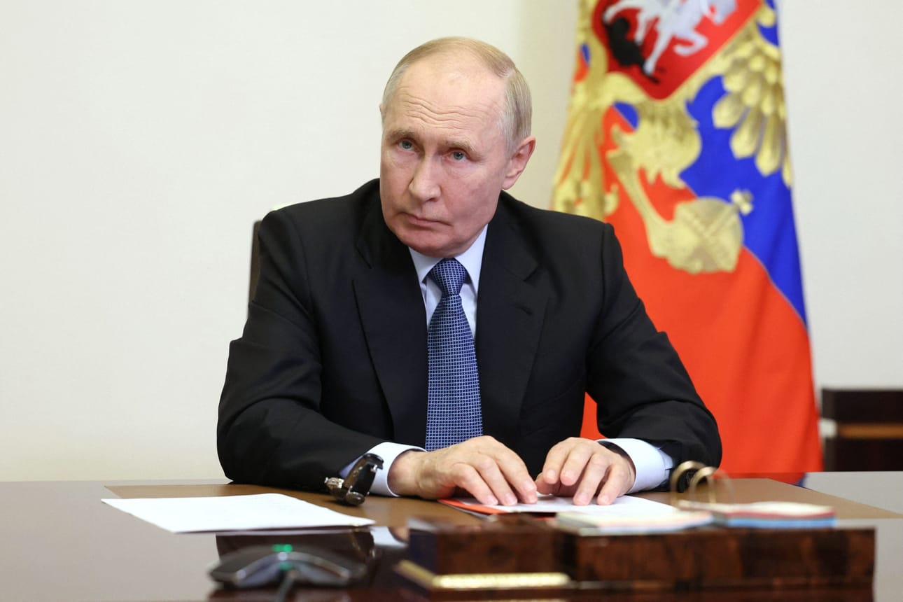 Presidentti Vladimir Putin sanoi torstaina, että Venäjän keskeisenä tavoitteena on vallata koko Donbassin alue. LEHTIKUVA / AFP