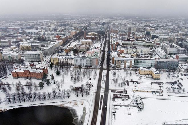 Vaasa sijoittui kuudenneksi EK:n Kuntaranking-tutkimuksessa. Kuva: Kari Löfhjelm