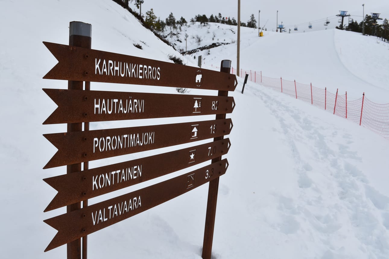 Ruka-Kuusamossa laskut alkaa olla laskettu ja on pian patikkakauden aika.