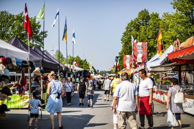 Kuvassa Suurmarkkinat vuodelta 2019. Arkistokuva: Krista Luoma.