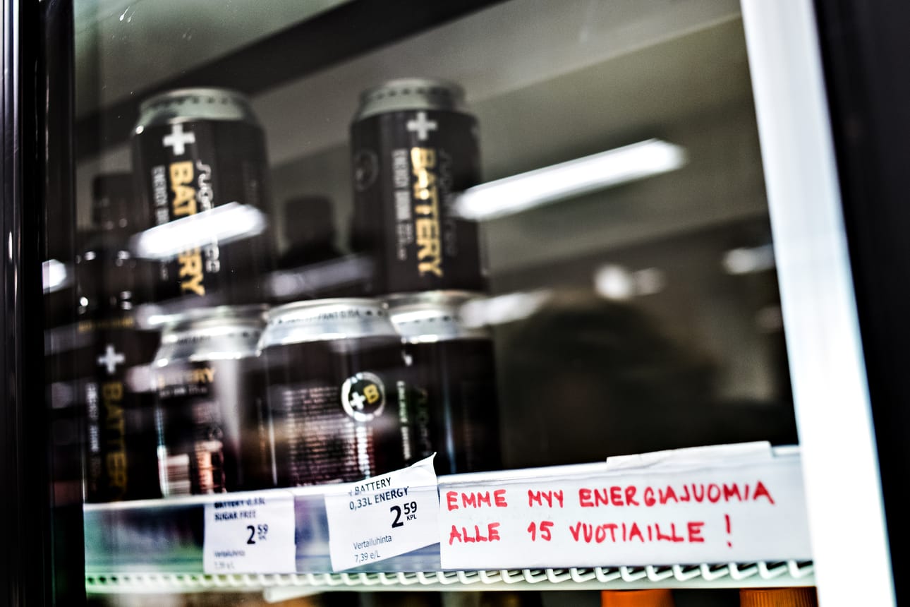 Energiajuomat ovat erityisesti nuorten ja nuorten aikuisten suosiossa.