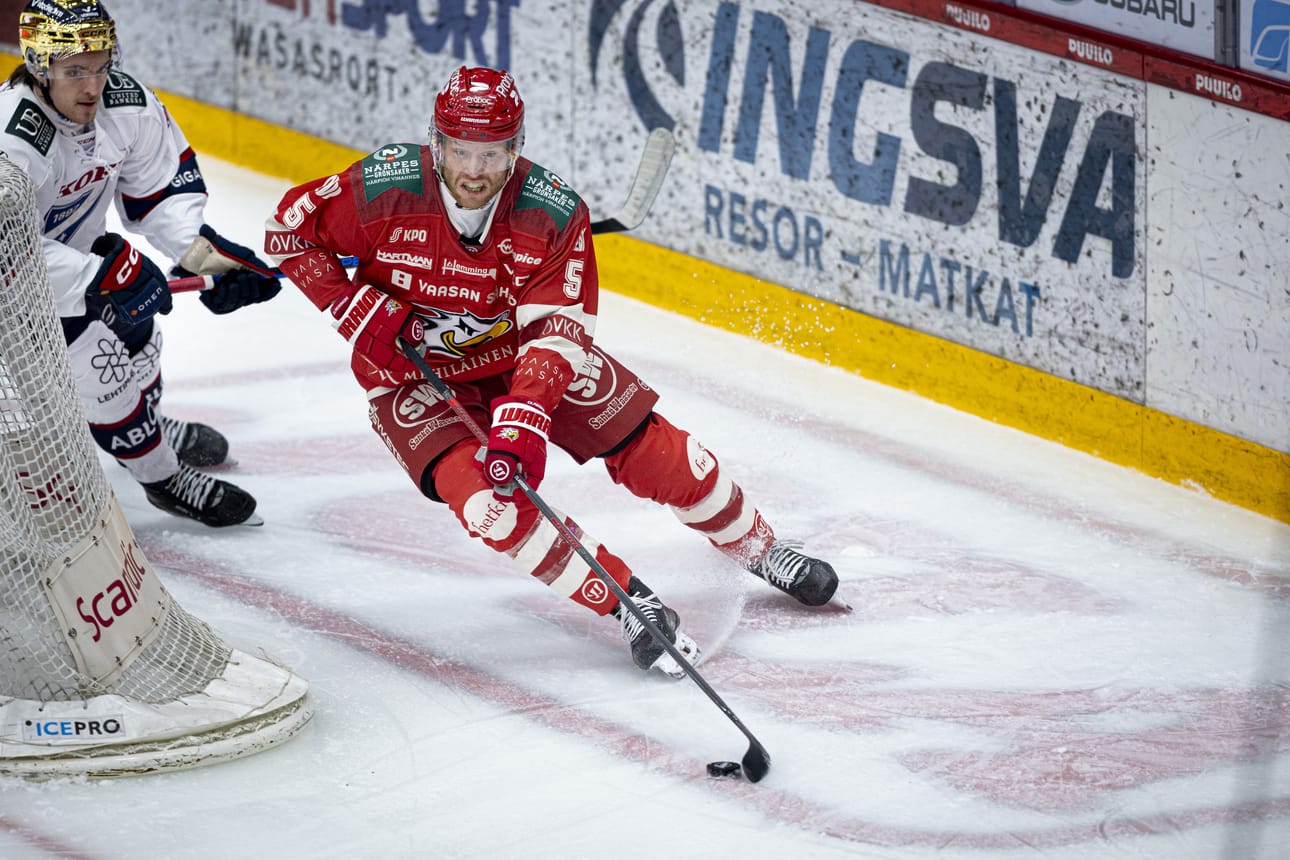 Puolustaja Ludvig Claesson (kuva) petasi Philip Granathille paikan ratkaisumaaliin aivan jatkoajan lopussa.