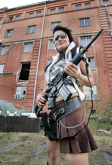 Sofia Piitulainen on elementissään.