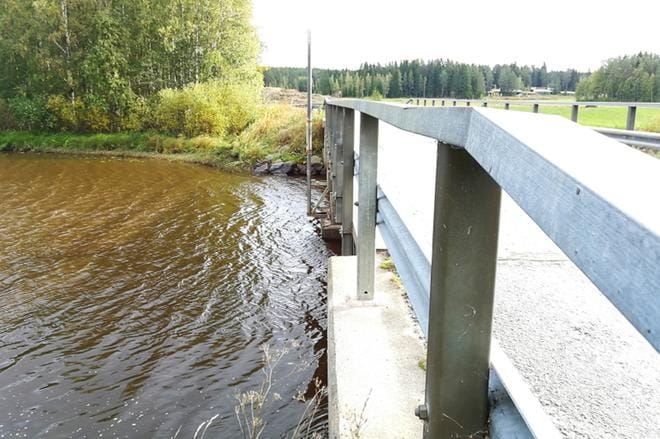 Ely-keskuksen kuva sillan vaurioista. KUVAT: ELY-KESKUS