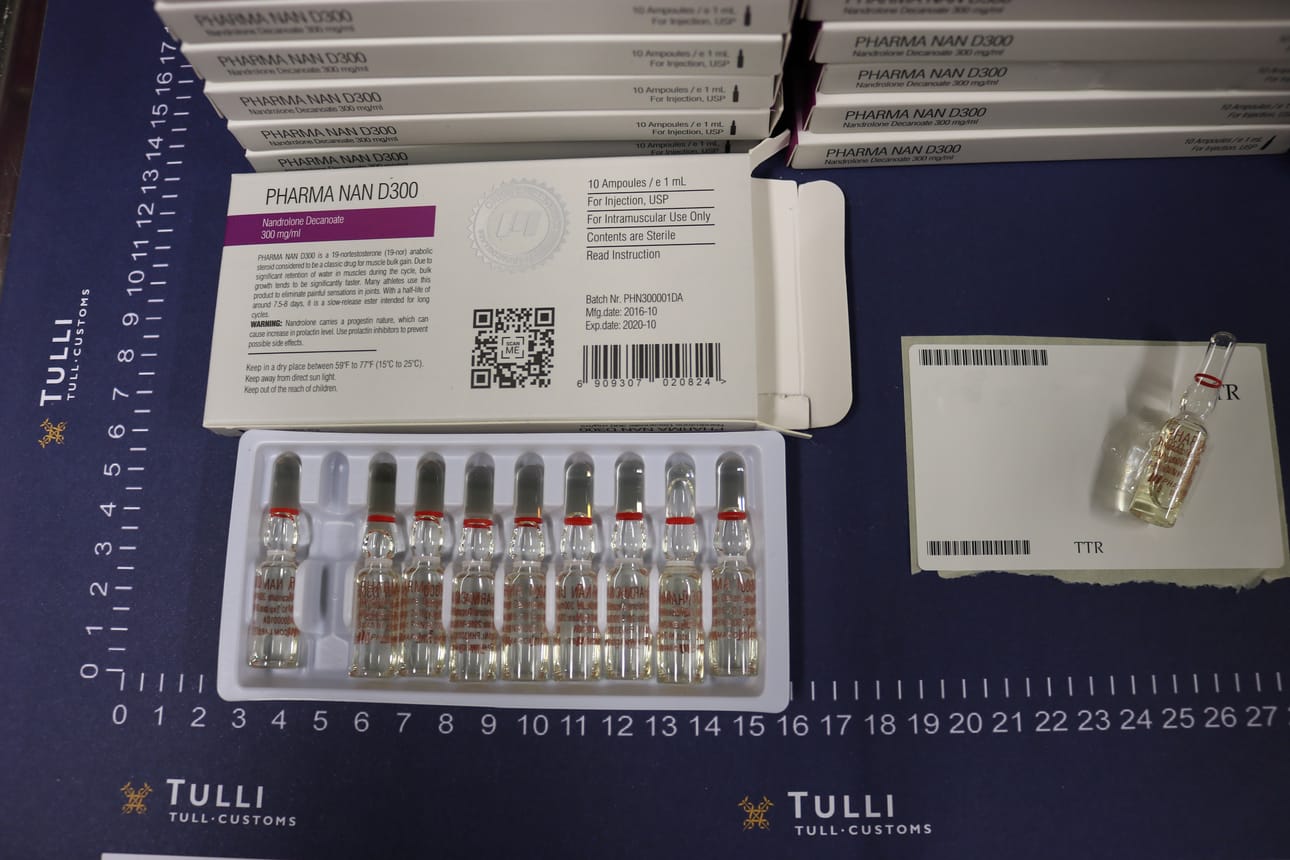 Tulli paljasti syksyllä 2,5 miljoonan arvoisen doping- ja lääkeaineiden välityksen.