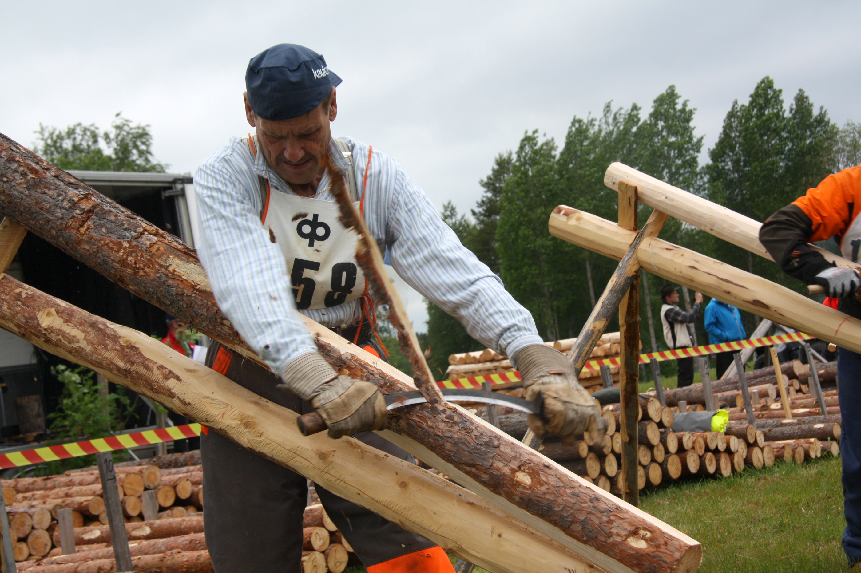 Raahelainen Jussi Katila oli MM-kisojen ensimmäisessä parkkuuryhmässä.