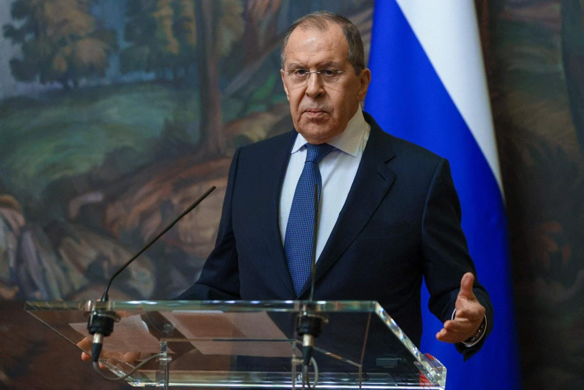 Venäjän lähettämän kirjeen oli allekirjoittanut ulkoministeri Sergei Lavrov. LEHTIKUVA/AFP.