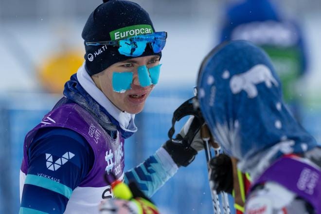 Otto Niittykoski sijoittui viime talvena nuorten MM-kisoissa Lahden pakkasissa normaalimäen kilpailun neljänneksi. KUVA: PEPE KORTENIEMI