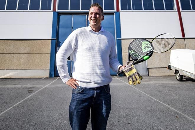 Toimitusjohtaja Juha Ulvila kertoo, että Teho Sport Areena avataan Kapernaumiin loka-marraskuussa. KUVA: KRISTA LUOMA