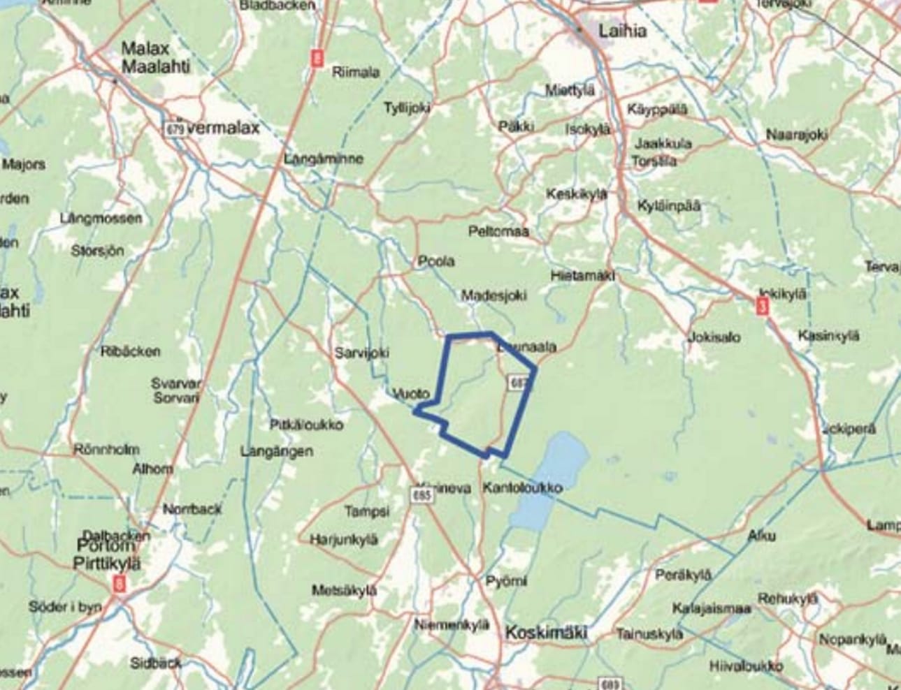 Laihian ja Jurvan rajaseudulle nousee enintään 18 tuulivoimalaa.