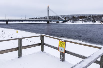 Hiihtäjän jäljet kulkivat jälleen sulan päältä Rovaniemellä – "Yksi jälki jäällä erehdyttää muita seuraamaan "