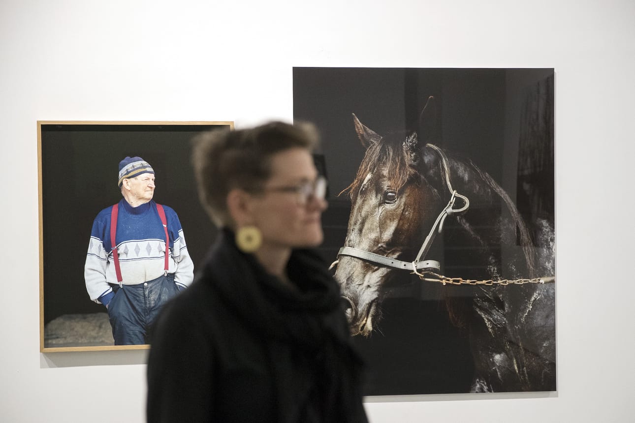 Valokuvataiteilija Kati Leinonen valokuvasi Oulun Äimärautiolla hevosharrastuksen arkea vuosina 2015–2017. Arkistokuva.