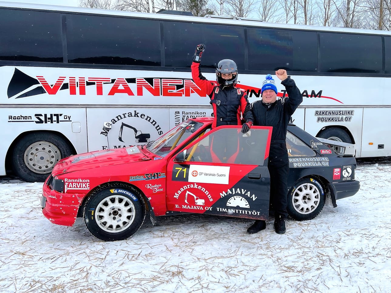 Meiju ja Veijo Viitanen avasivat voitoilla tämän SM-rallisprintkauden.