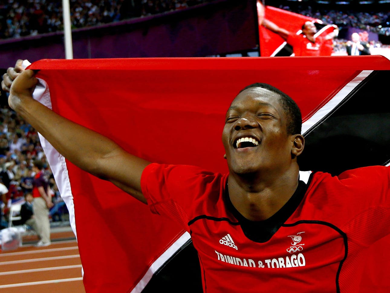 Trinidad jaTobagon Keshorn Walcott juhli keihäänheiton yllätyskultaa lauantaina Lontoossa.