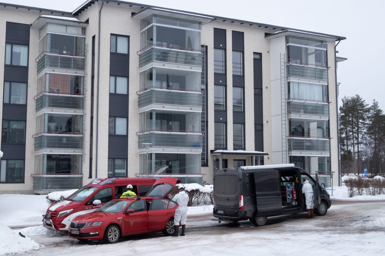 Pelastuslaitos selvittää palon syttymissyytä parasta aikaa.