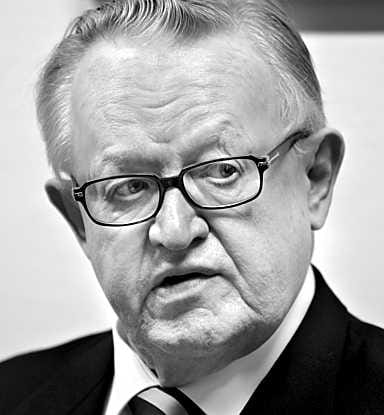 Presidentti Martti Ahtisaari vieraili Oulussa maanantaina.