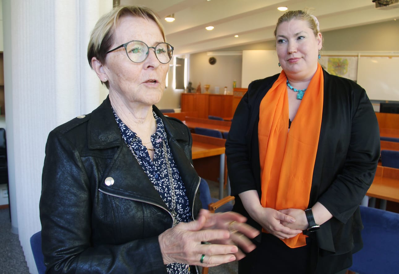 Anneli Rajaniemi ja Katja Hänninen ovat tuttuja toisilleen vuosikymmenten takaa.