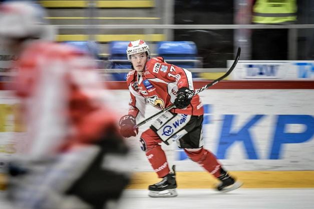 Jesse Paukku pelaa tänään Kouvolassa. KUVA: SAMPPA TOIVONEN