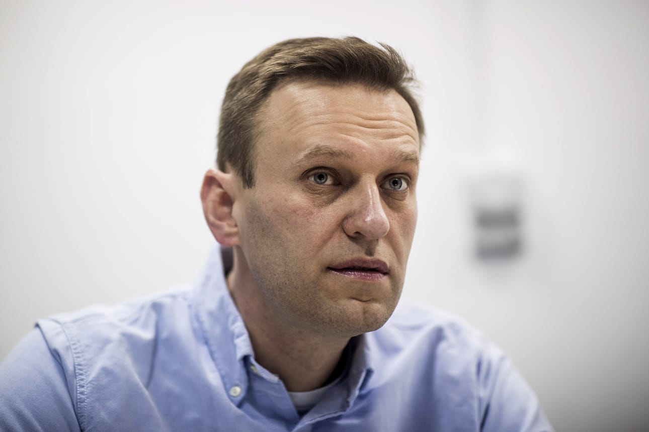 Aleksei Navalnyi lennätettiin Berliiniin hoitoon viime kuussa hänen tultuaan myrkytetyksi Siperiassa.