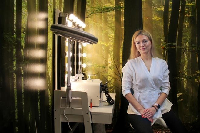 – Nyt olen valmis yrittämään, sanoo Viktorija Martjusova. KUVA: MIA KÄRKKÄINEN