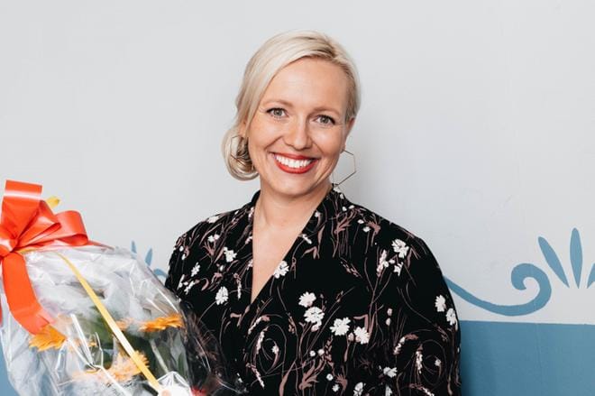 RKP:n piirin puheenjohtaja Johanna Holmäng.