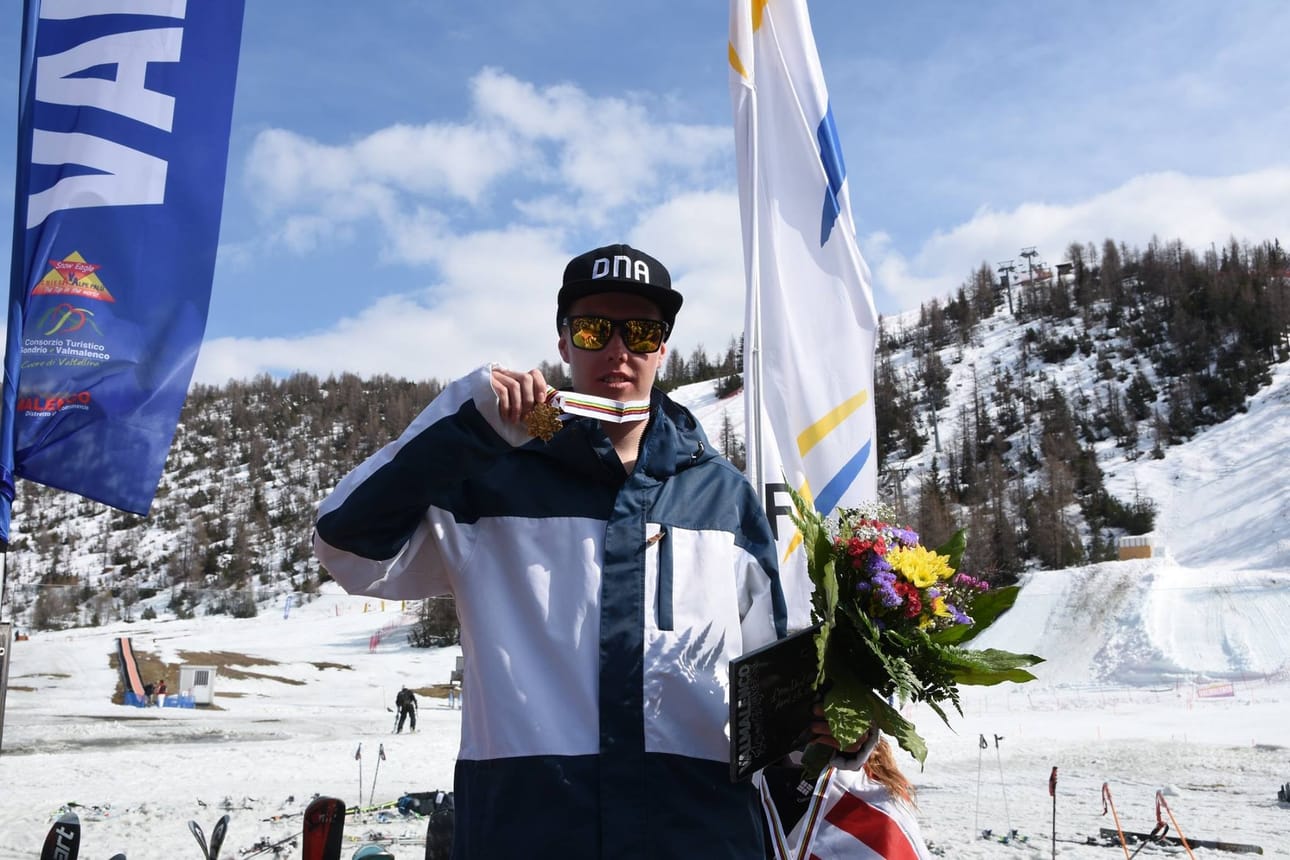 18-vuotias Riku Voutilainen laski voittoon Chiesa in Valmalencossa pidetyssä kisassa.