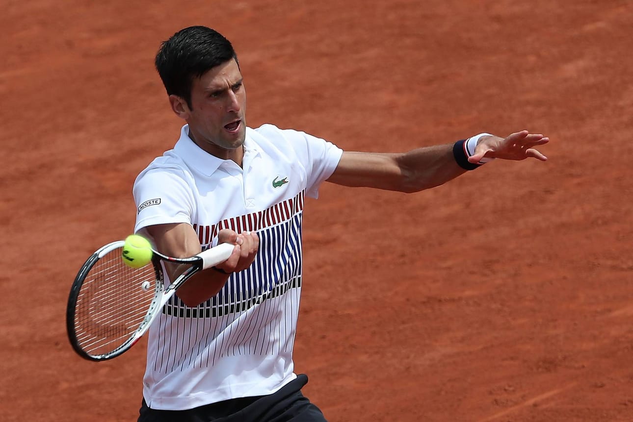 Novak Djokovic kaatoi Ranskan avoimissa Espanjan Marcel Granollersin.