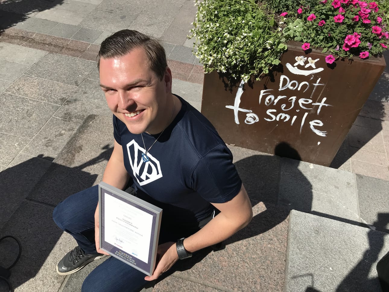 Vuoden positiivisimman oululaisen tittelin sai Vauhtipyörä. Kuva: Maiju Pohjanheimo.