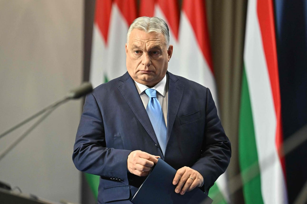Arkistokuvassa Unkarin pääministeri Viktor Orban. LEHTIKUVA/AFP