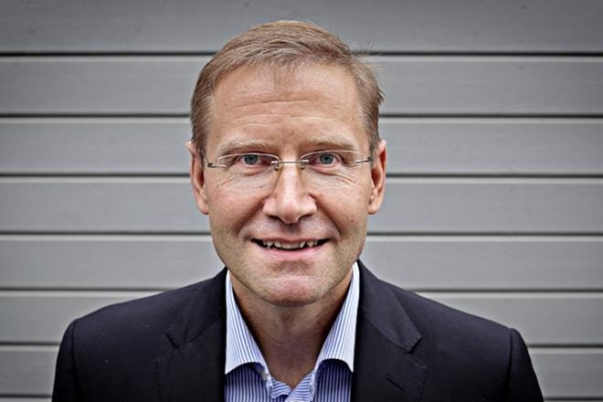 Mika Vihervuori tuli Pohjanmaalle vuonna 2013 kehittämään Anviaa. Työ jatkuu, mutta nyt hän kehittää Viriaa. KUVA: KARI LÖFHJELM