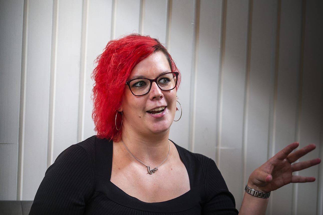 Nilla Kjellsdotter kirjoittaa dekkareita ja lukee niitä myös mielellään. Suosikkikirjailija on Camilla Läckberg. Arkistokuva.