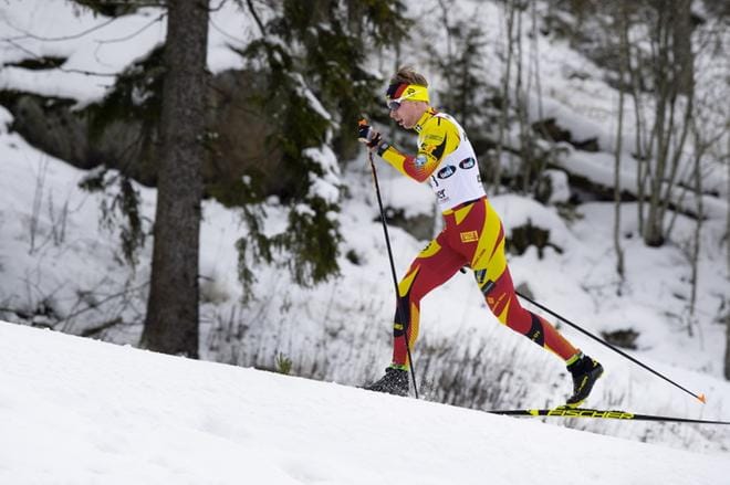Joni Mäen kilpailukausi jäi lyhyeksi. Sairastelu esti kilpailemisen Vöyrin SM-hiihtojen jälkeen, ja maaliskuun alun jälkeen kilpailuja alettiin perua. KUVA: JARNO PELLINEN / ARKISTO