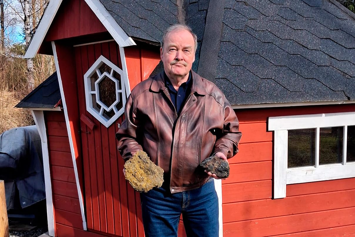 Hannu Syrjä voitti pääpalkinnon näytteellä, jonka hän löysi järven rannasta Kiteeltä. Se oli säilynyt saven sisässä hapettomassa tilassa.