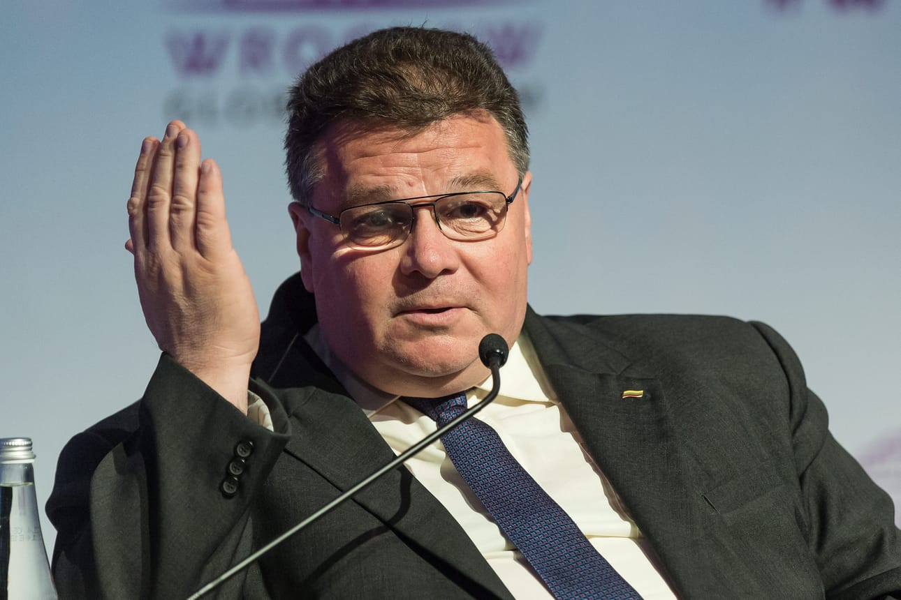 Liettuan ulkoministeri Linas Linkevicius.