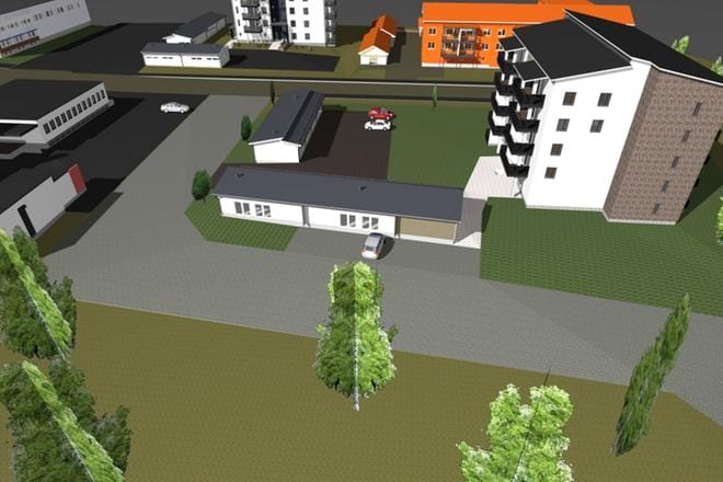 Alajärven Koivupuisto rakennettaneen keväällä 2018. Kuva: Arkkitehtitoimisto Tuomela Ky
