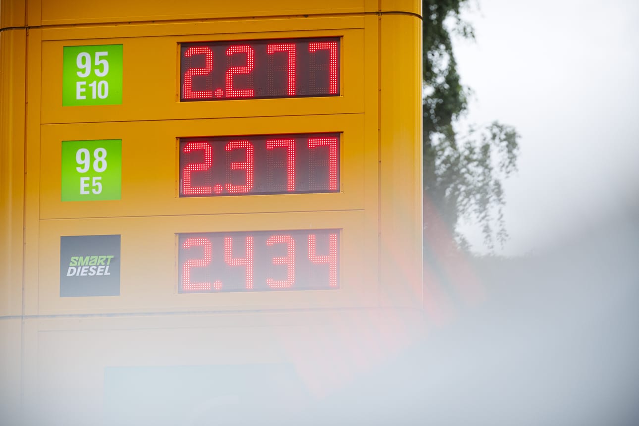 Pateniemen ABC:n diesel maksoi tiistai-iltapäivänä 2,434 euroa litralta.