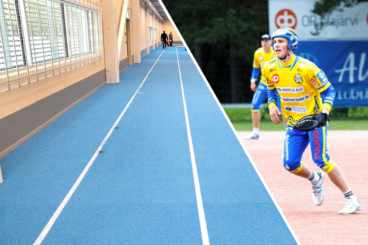 Ankkureiden pesispelaajat pääsevät käyttämään kesän ajan Alajärven monitoimihallin juoksusuoraa.