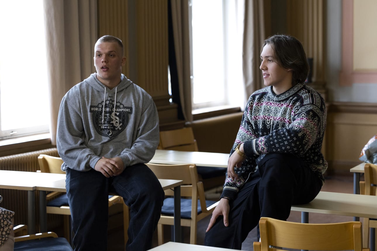 Oliver Vesiluoman ja Konsta Niemistön maailmankuva avartui ja perspektiivi syveni Amerikan-vuoden aikana.