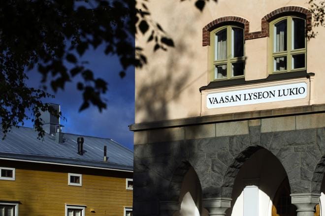Nuorten parlamentti pidetään Lyseon lukion tiloissa. Kuva: Minna Antila