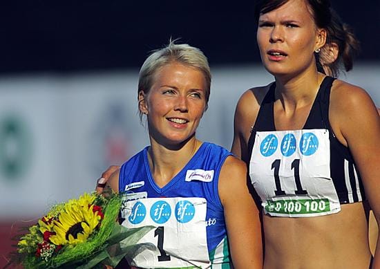 Heidi Hannula voitti lauantaina kolmannen henkilökohtaisen Suomen mestaruutensa naisten 100 metrillä.