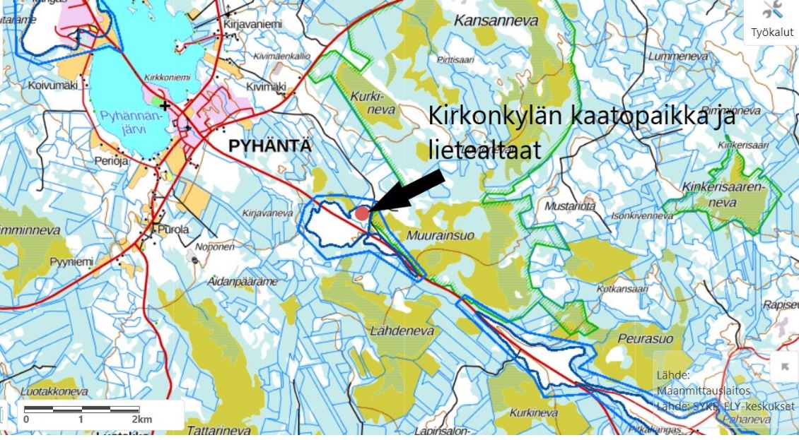 Pyhännän vanhan kaatopaikan ei havaittu aiheuttavan haittoja – selvitys oli osa valtakunnallista hanketta