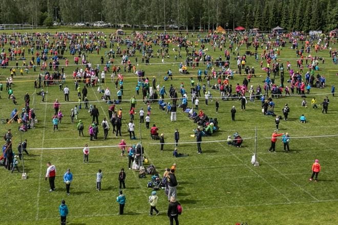 Power Cup kerää vuosittain yhteen satoja lentopallon juniorijoukkueita. Kuva: Lentopalloliitto