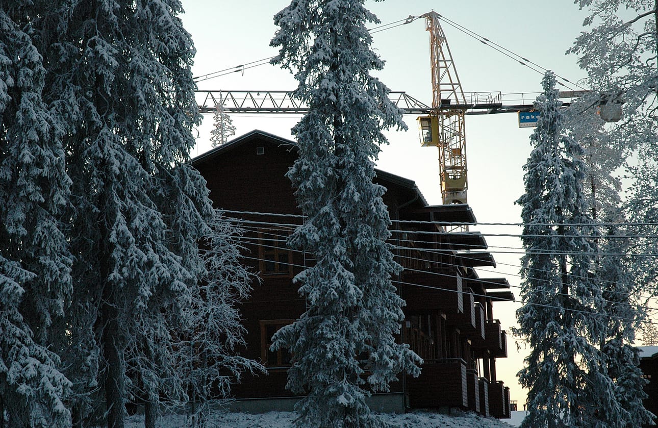 Kuusamossa myönnettiin 117 rakennuslupaa vapaa-ajanasunnoille vuonna 2010.