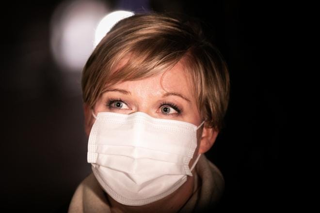 Keskustan puheenjohtaja Annika Saarikko. Arkistokuva: Arttu Laitala
