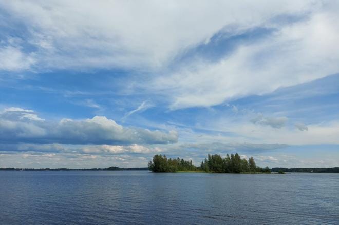 Alajärven pinta on ollut tänä kesänä ennätyksellisen matalalla. Kuva: Sari Heinilä